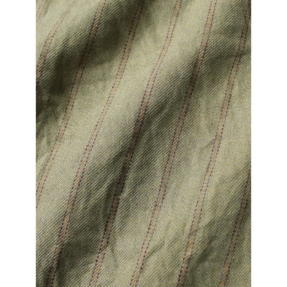Kapital Cotton Linen Gibson Stripe Ivy Shorts