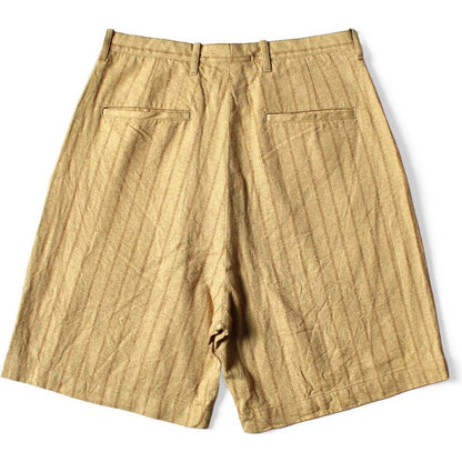 Kapital Cotton Linen Gibson Stripe Ivy Shorts