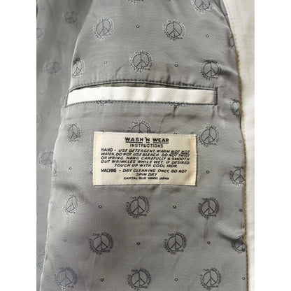 Kapital Cotton Linen Mouline Herringbone Lumber Suit Jacket(Beerpt)