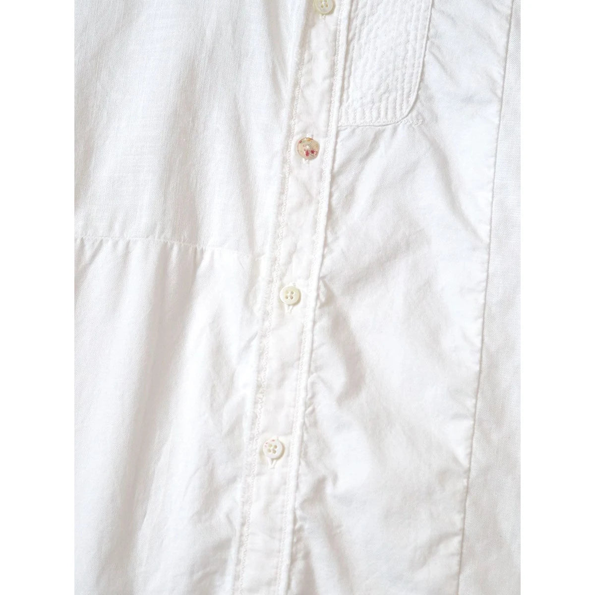 Kapital Cotton & Linen Patchwork Kathmandu Shirt