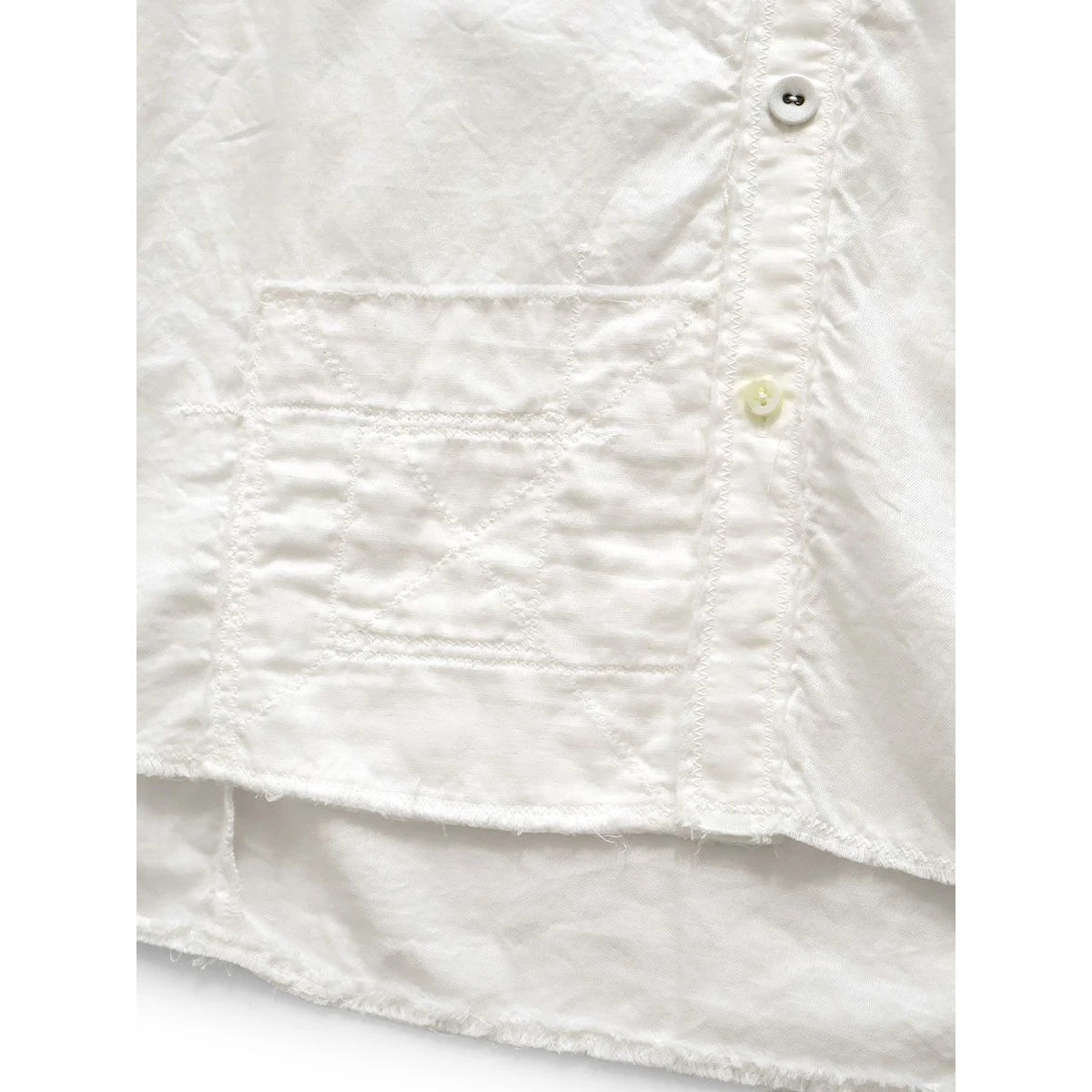 Kapital Cotton Linen Patchwork Kathmandu Shirt (Short Sleeve)