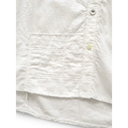 Kapital Cotton Linen Patchwork Kathmandu Shirt (Short Sleeve)