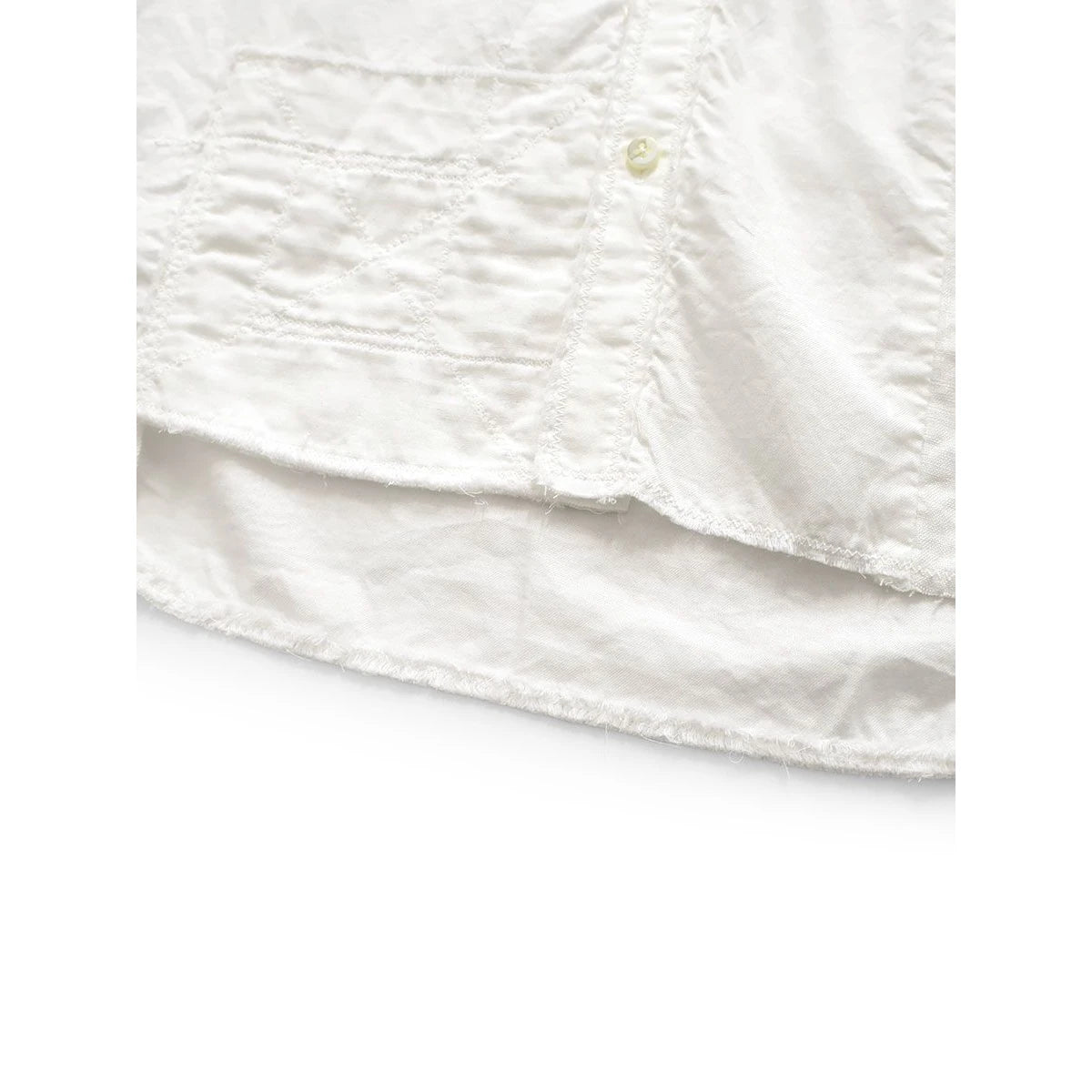 Kapital Cotton Linen Patchwork Kathmandu Shirt (Short Sleeve)