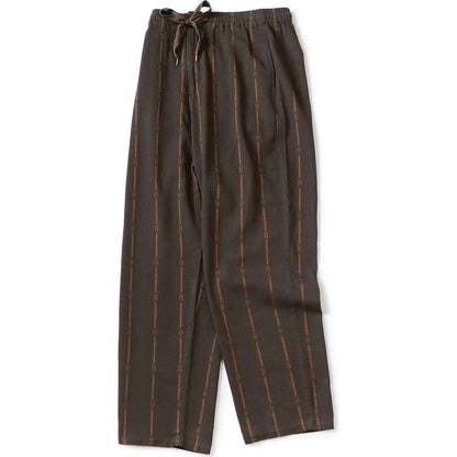 Kapital Cotton-Linen Siamese Stripe Easy Pants