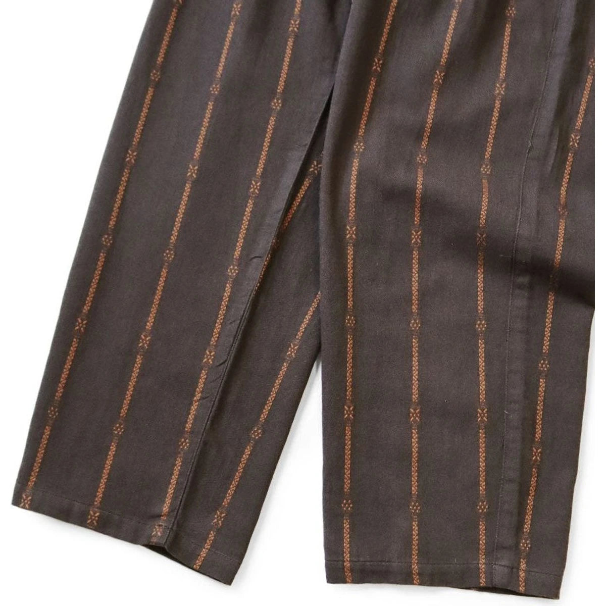 Kapital Cotton-Linen Siamese Stripe Easy Pants