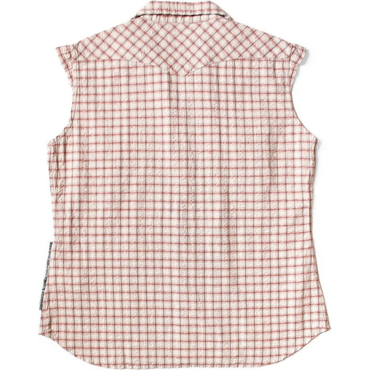 Kapital Cotton Linen Soccer Check Love Ly Western Shirt