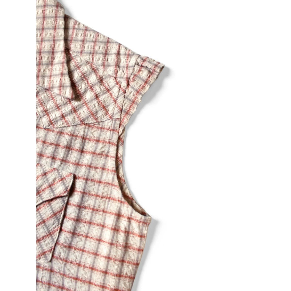 Kapital Cotton Linen Soccer Check Love Ly Western Shirt