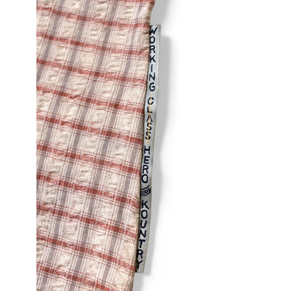 Kapital Cotton Linen Soccer Check Love Ly Western Shirt
