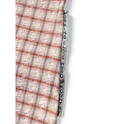 Kapital Cotton Linen Soccer Check Love Ly Western Shirt