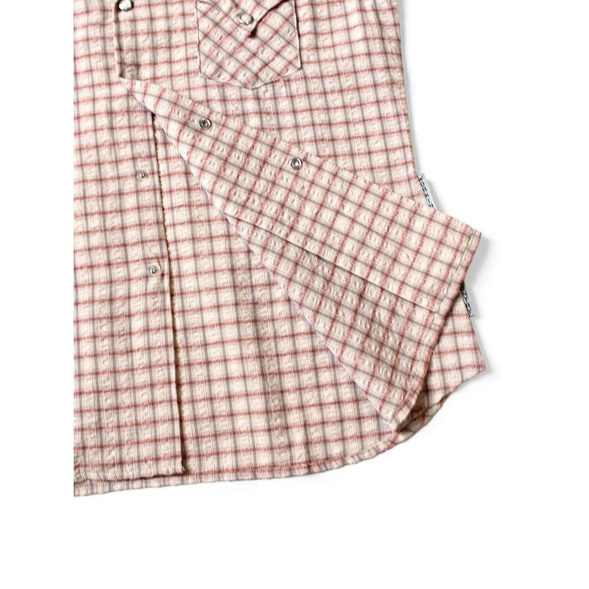 Kapital Cotton Linen Soccer Check Love Ly Western Shirt