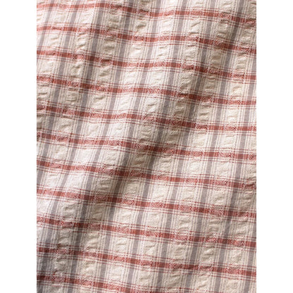 Kapital Cotton Linen Soccer Check Love Ly Western Shirt