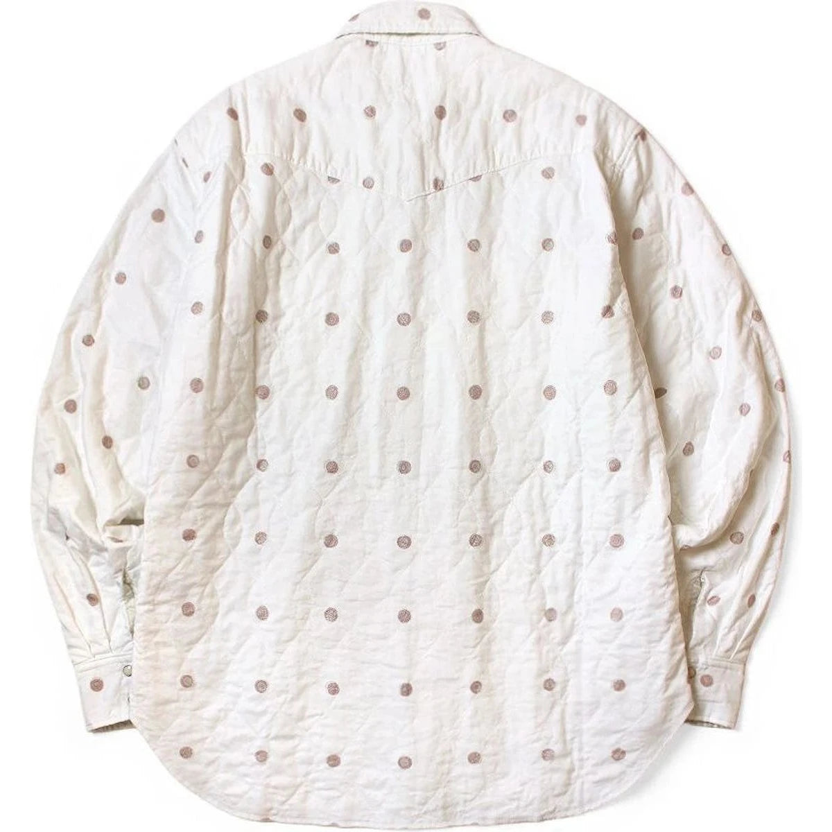 Kapital Cotton Quilted Bean Print Husky Western Shirt
