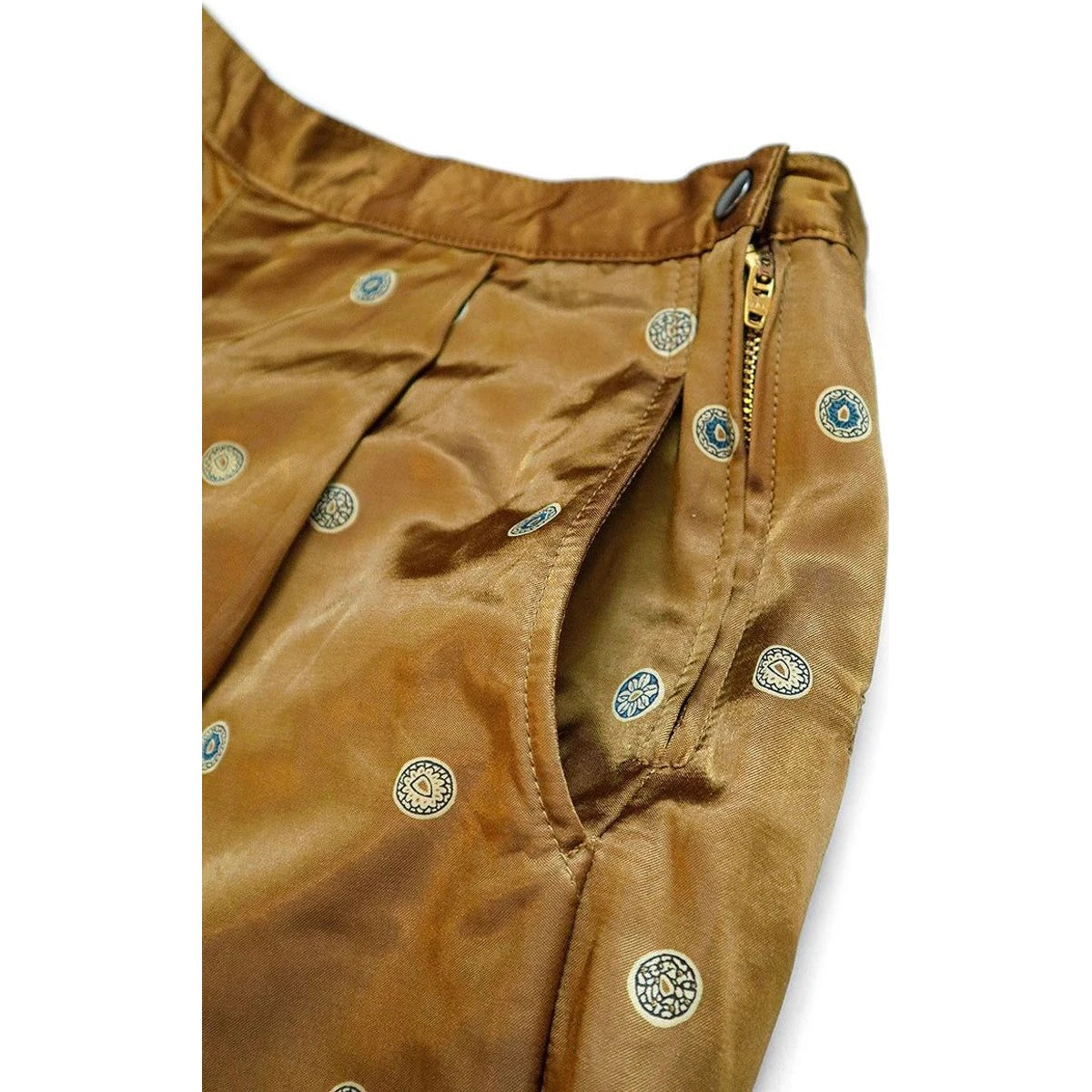 Kapital Cotton Rayon Lined Fur Mamemon Nukedome Pt High Waist Pants