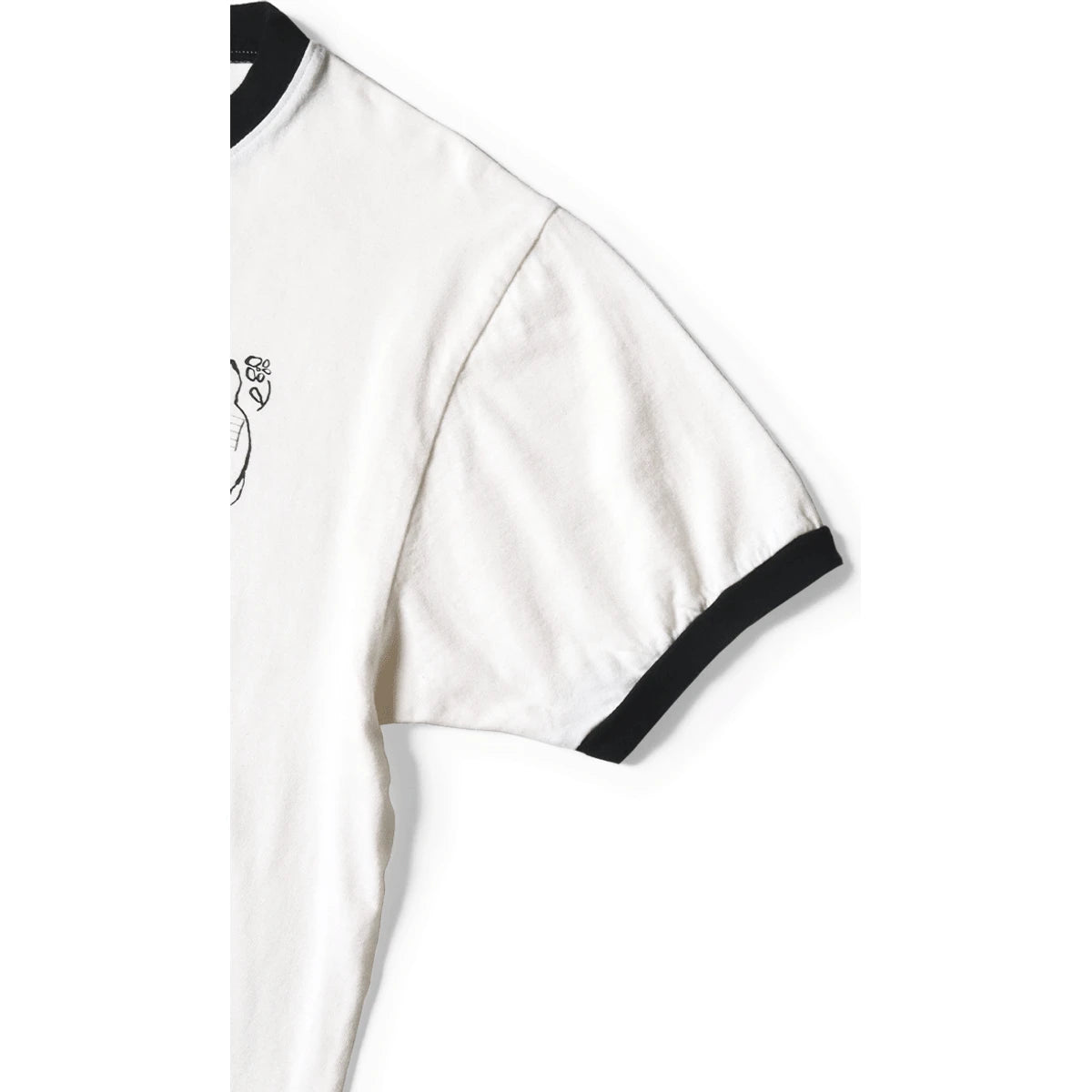 Kapital Cotton Ringer T-Shirt (Boro Elegy Print)