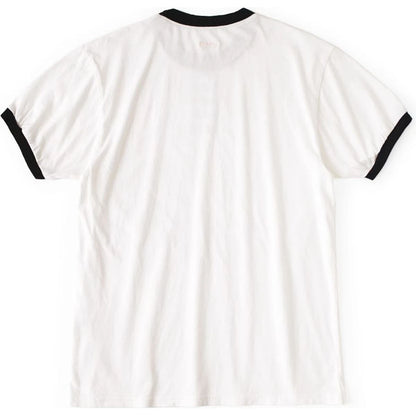 Kapital Cotton Ringer T Shirt (Butterfly Concho Detail)