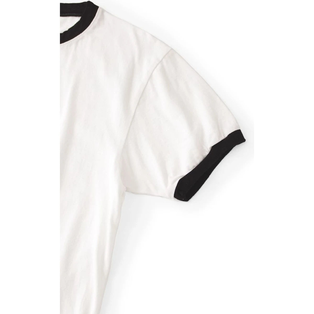 Kapital Cotton Ringer T Shirt (Butterfly Concho Detail)