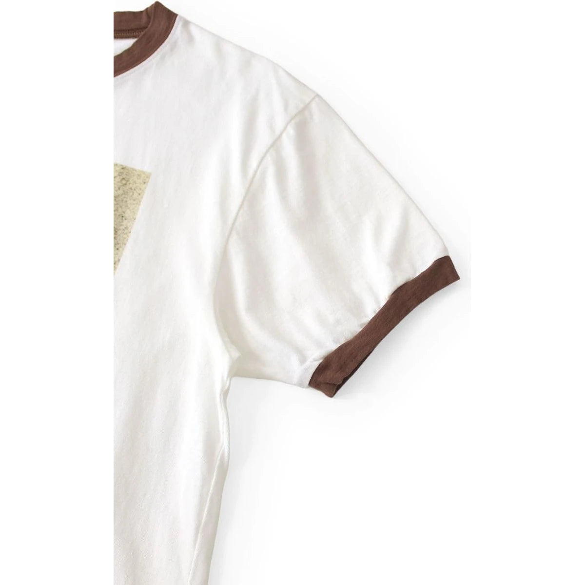 Kapital Cotton Ringer T Shirt (Gull Foot Print)