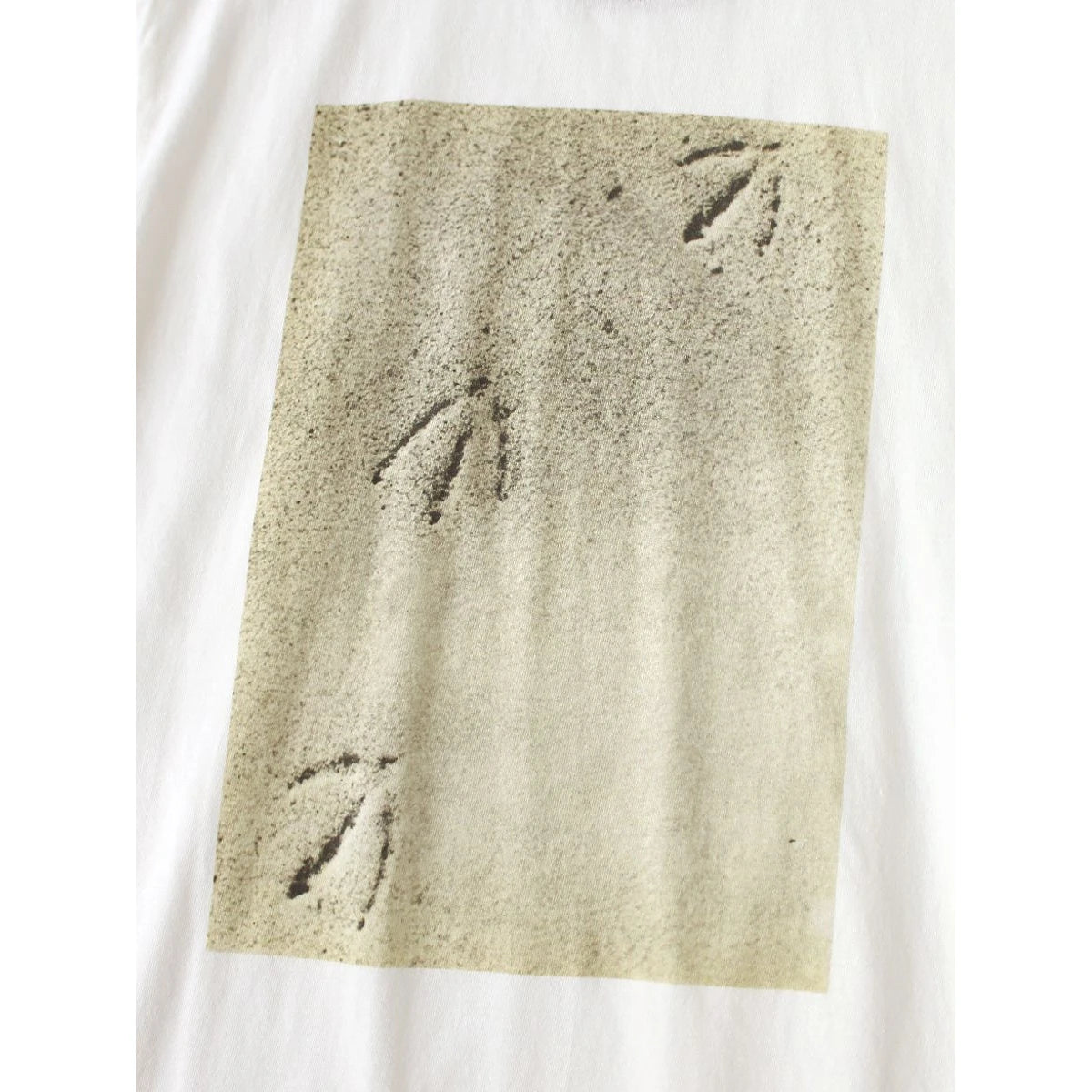 Kapital Cotton Ringer T Shirt (Gull Foot Print)