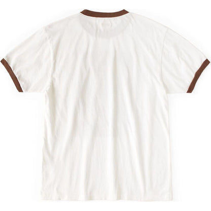 Kapital Cotton Ringer T Shirt (Peckish Chocolate Chip Camo)