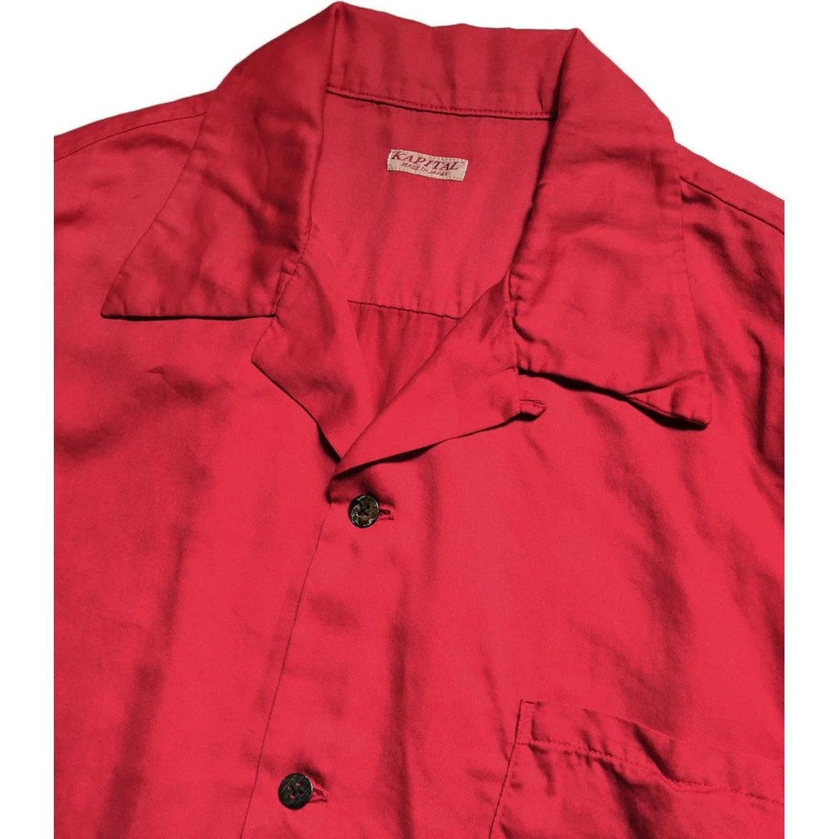 Kapital Cotton Satin Wind Pen Aloha Shirt