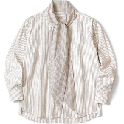 Kapital  Cotton Striped Bowtie Pub Shirt