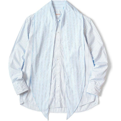 Kapital  Cotton Striped Bowtie Pub Shirt