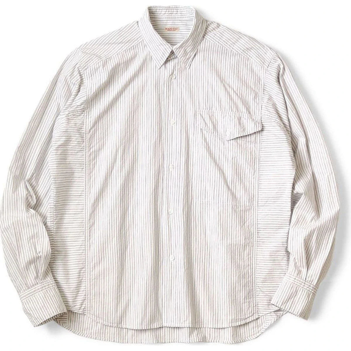 Kapital Cotton Striped Cabin Work Shirt