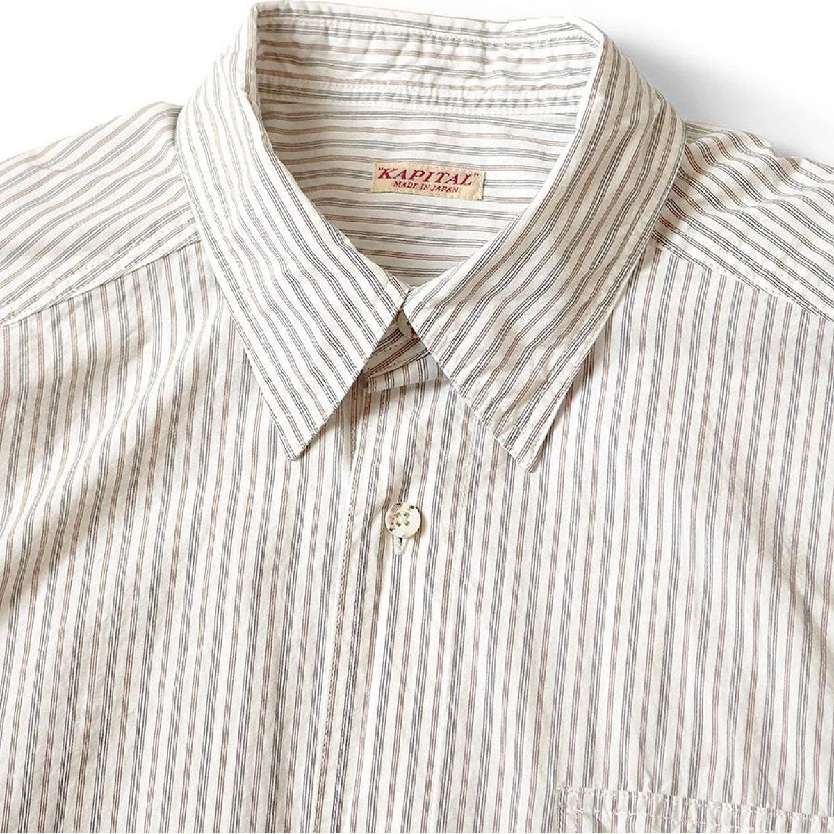 Kapital Cotton Striped Cabin Work Shirt
