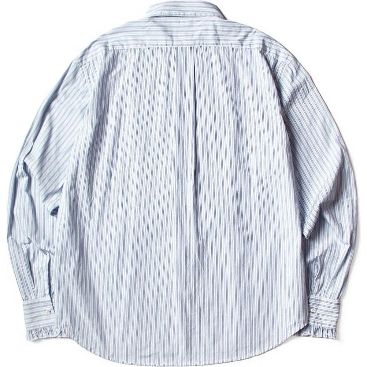 Kapital Cotton Striped Zipper Frill Shirt