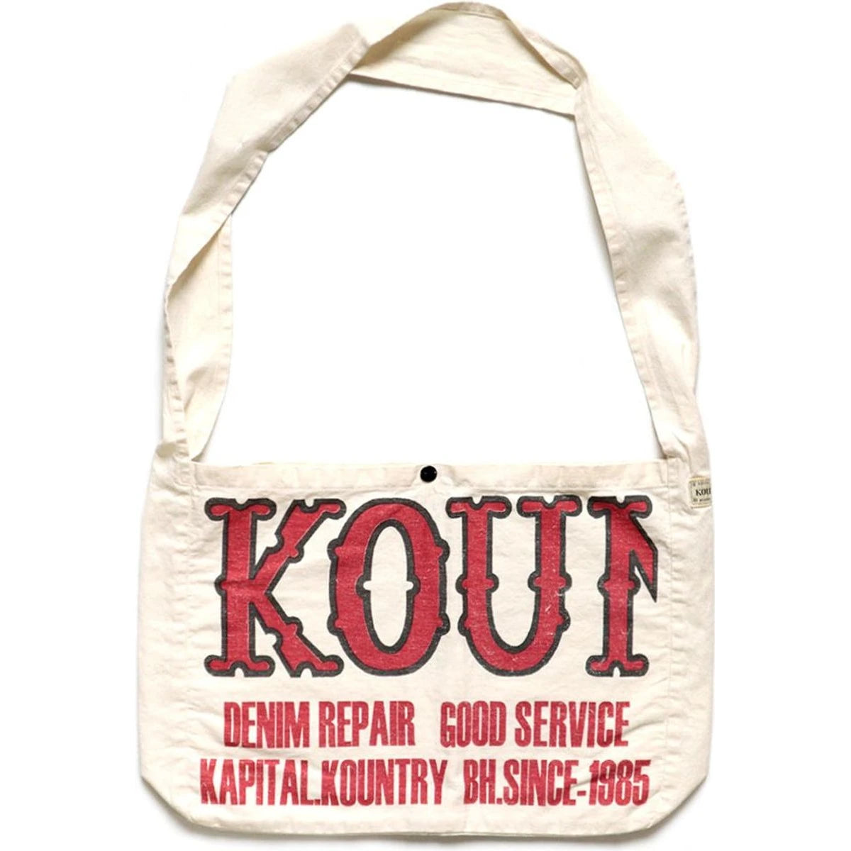 Kapital Cotton Twill Kountry Factory Book Bag