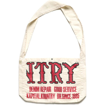 Kapital Cotton Twill Kountry Factory Book Bag