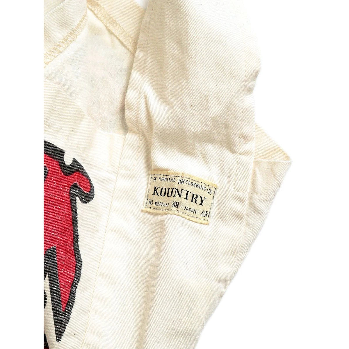 Kapital Cotton Twill Kountry Factory Book Bag