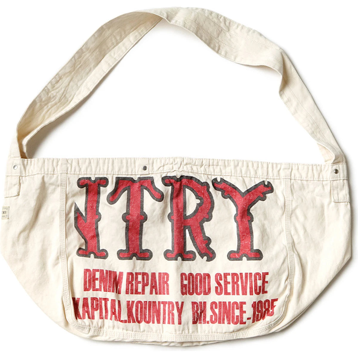 Kapital Cotton Twill Kountry Factory Newspaper Bag