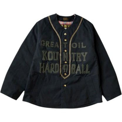 Kapital Cotton Weather Oil Coated Baseball Blouson