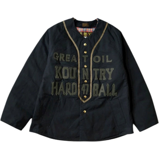 Kapital Cotton Weather Oil Coated Baseball Blouson