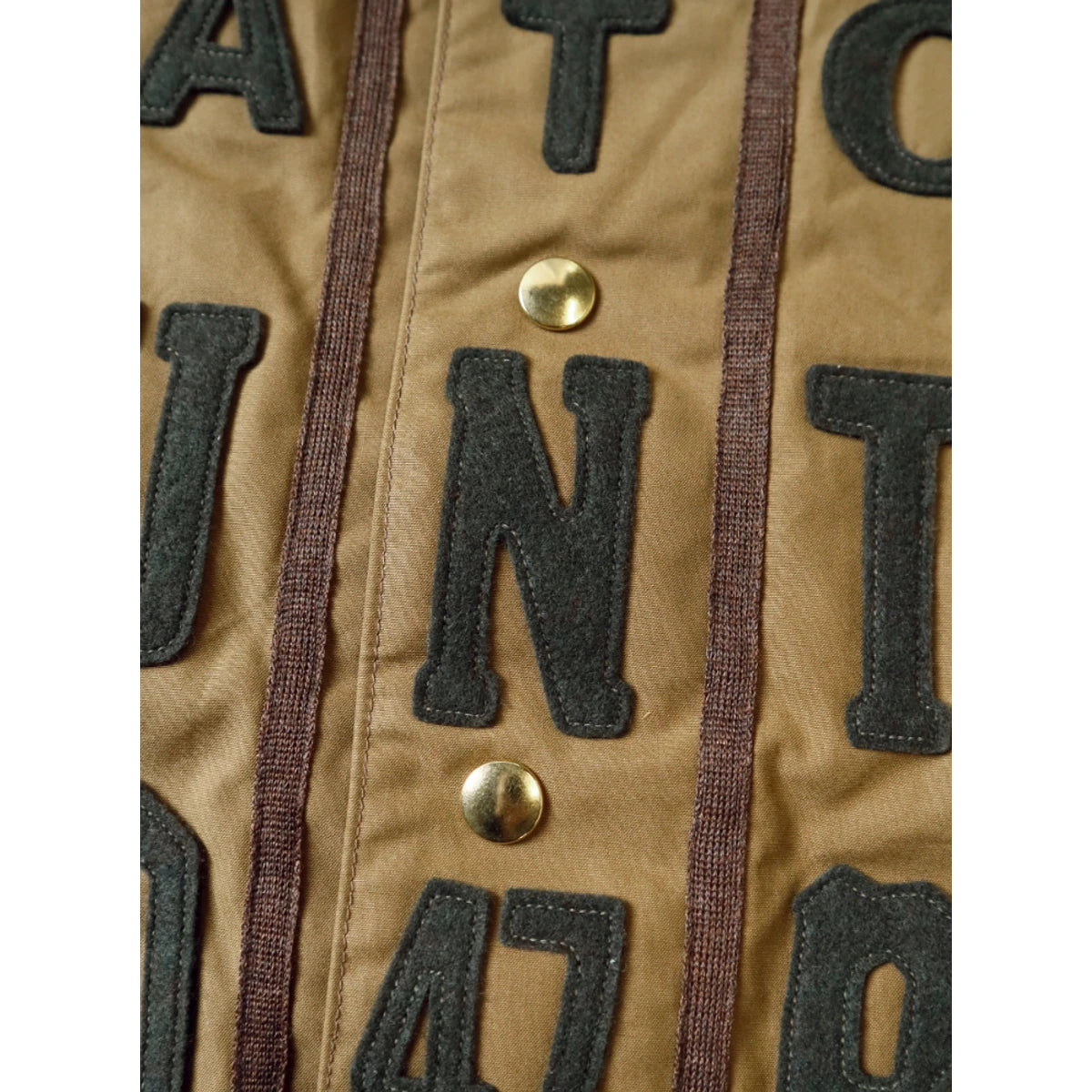 Kapital Cotton Weather Oil Coated Baseball Blouson