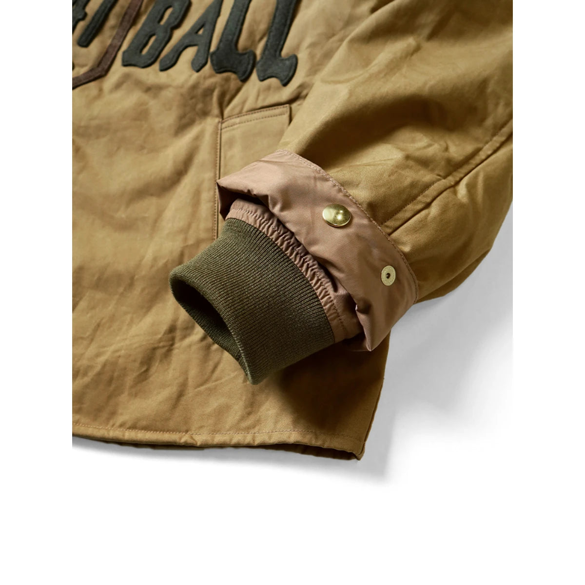 Kapital Cotton Weather Oil Coated Baseball Blouson