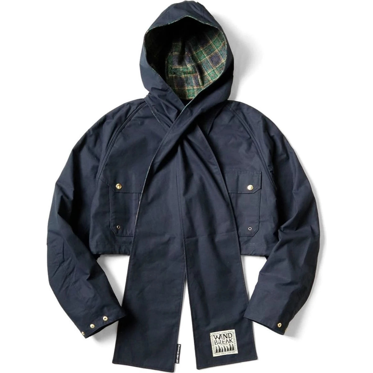 Kapital Cotton Weather Oil-Coated Rabbit Gale Parka