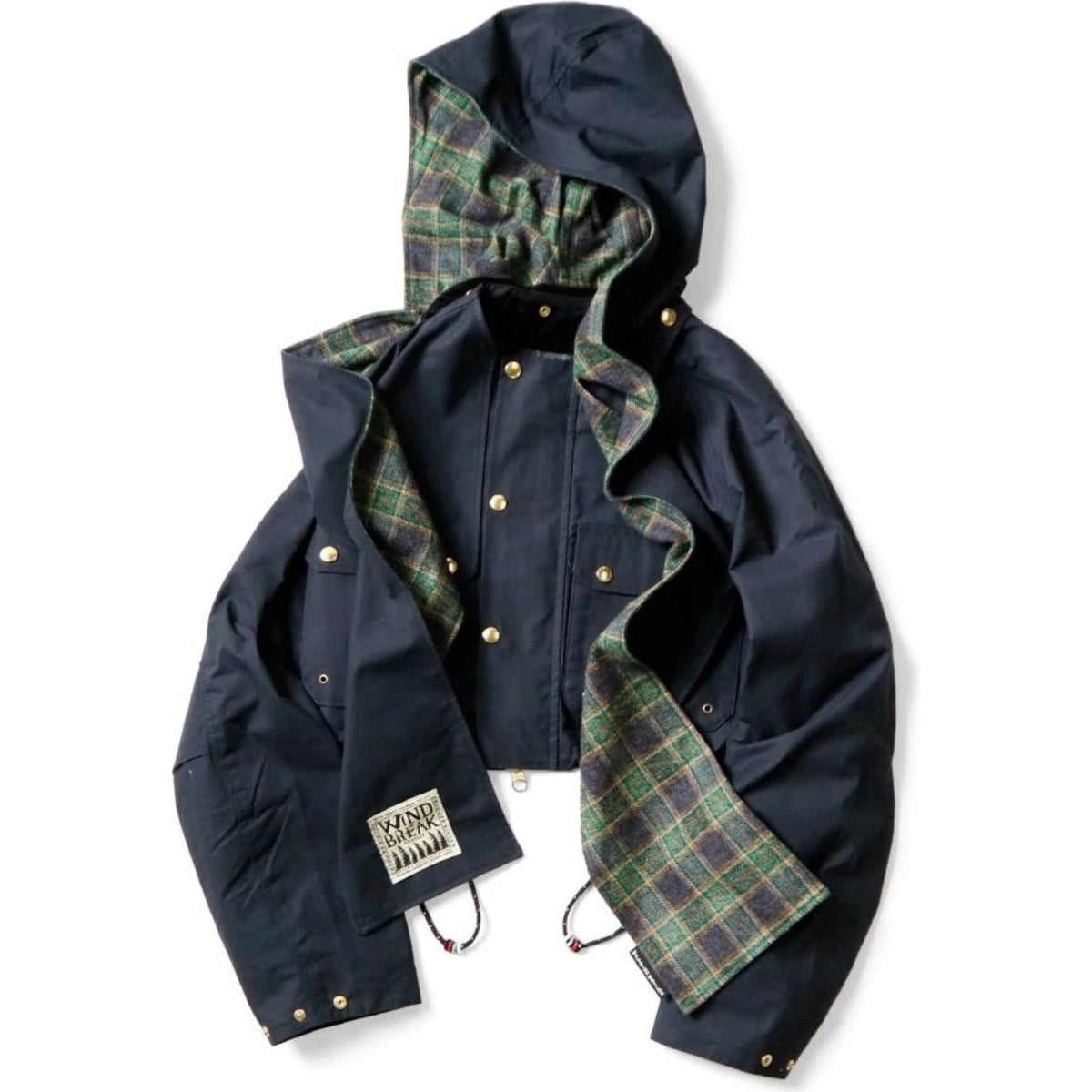 Kapital Cotton Weather Oil-Coated Rabbit Gale Parka