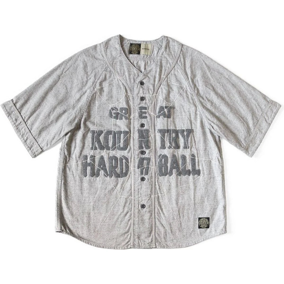 Kapital Cotton Wool Great Kountry Baseball Shirt (Country