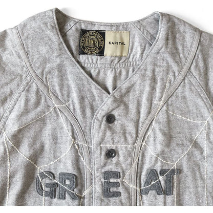 Kapital Cotton Wool Great Kountry Baseball Shirt (Country Dreamcatcher Remake)