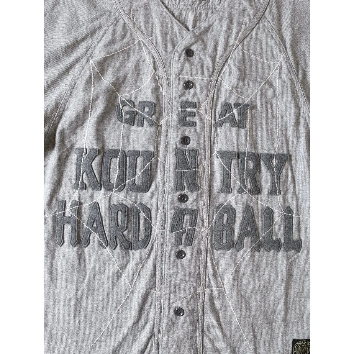 Kapital Cotton Wool Great Kountry Baseball Shirt (Country