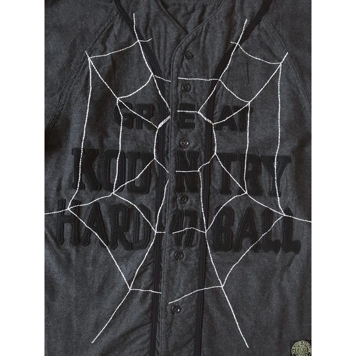Kapital Cotton Wool Great Kountry Baseball Shirt (Country Dreamcatcher Remake)