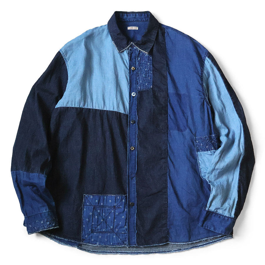 Kapital Cotton x Linen IDG Patch Kathmandu Shirt