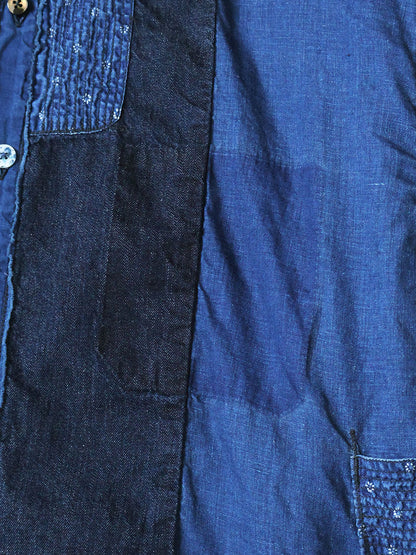 Kapital Cotton x Linen IDG Patch Kathmandu Shirt