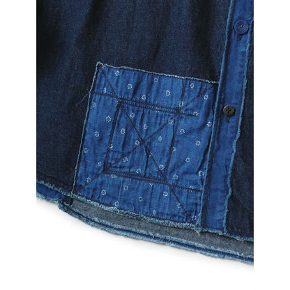 Kapital Cotton x Linen IDG Patch Kathmandu Shirt