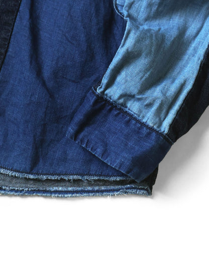 Kapital Cotton x Linen IDG Patch Kathmandu Shirt