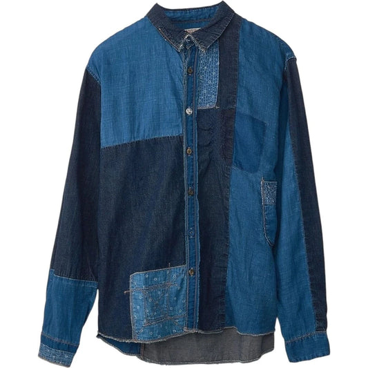 Kapital Cotton x Linen IDG Patchwork Kathmandu Shirt
