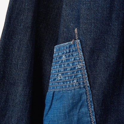 Kapital Cotton x Linen IDG Patchwork Kathmandu Shirt