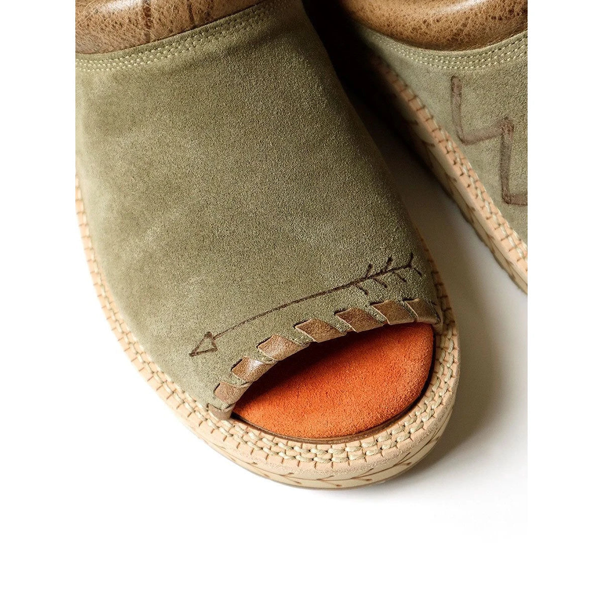 Kapital Cow Leather Pueblo Sabo Sandal